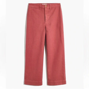 Madewell Wide Leg Pants in Dusty Rose